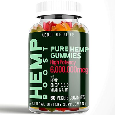 #ad Natural gummies Pure Vegan anxiety sleep pain relaxation stress $16.99