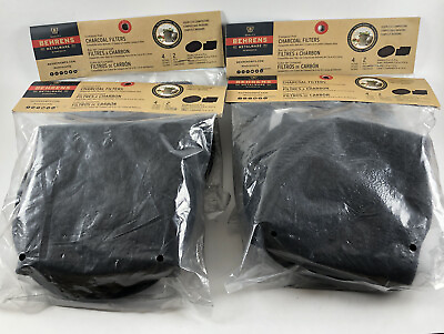 LOT of BEHRENS 4 Bags 16 Charcoal Filters Total for 1.5 amp; 4 Gallon Compost Pail $19.95