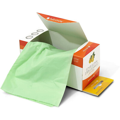 #ad #ad Full Circle Fresh Air Biodegradable Compost Bag Lemon Scent 2.5 Gallon 25ct $11.81