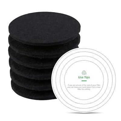 #ad 7.25inch Charcoal Filters for Kitchen Compost Bin 6PCS Compost Charcoal Fil... $11.96