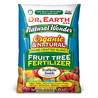#ad Natural amp; Organic Natural Wonder Fruit Tree Food 5 5 2 Fertilizer 12 lb. $22.83