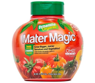 #ad Mater Magic Organic Tomato Fertilizer for Bigger Juicier Tomatoes and Vegetab $9.99