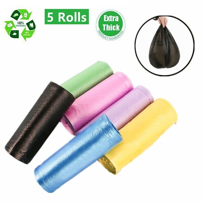 #ad Composting Biodegradable Bag for Camping 5 Rolls Hygienic and Long lasting $11.43