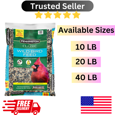 #ad Pennington Classic Wild Bird Feed and Seed Bag 10 lb. 20. lb 40 lb. Birds Food $14.05