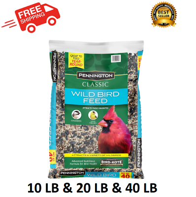 #ad Pennington Classic Wild Bird Feed and Seed Bag 10 lb. 20. lb 40 lb. Birds Food $13.89