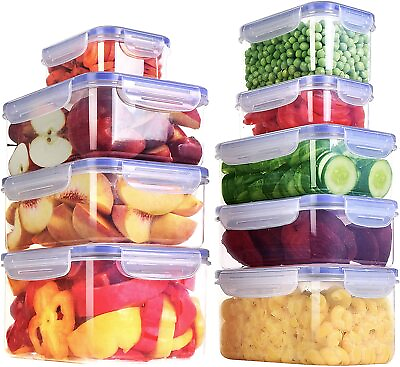 Utopia Kitchen Plastic Food Containers with Airtight Lids Leak Proof amp; Freezer $24.00