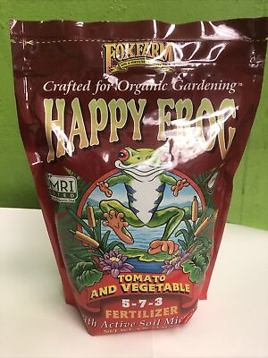#ad #ad FoxFarm Happy Frog TOMATO amp; VEGETABLE 4 lbs Natural Organic Fertilizer Fox Farm $21.50