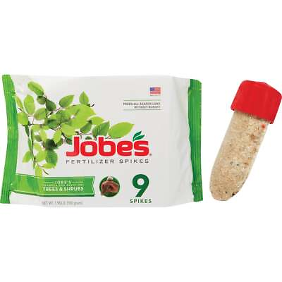 Jobe#x27;s 15 3 3 Tree Fertilizer Spikes 9 Pack 01310 Jobe#x27;s 01310 $10.03