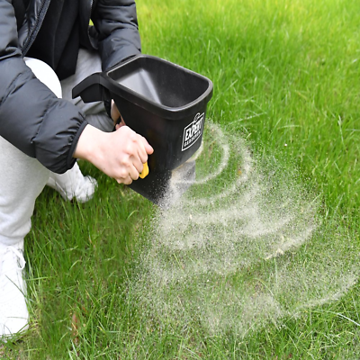 #ad #ad Seed Fertilizer or Salt Handheld Spreader Garden Hand Tools Lawn Yard 1100 Sq Ft $19.58