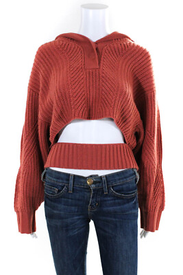 Cult Gaia Womens Mabel Knit Sweater Jaipur Size M $167.24