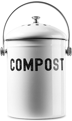 #ad EPICA Compost Bin 1.3 Gallon Includes Charcoal Filter $28.99