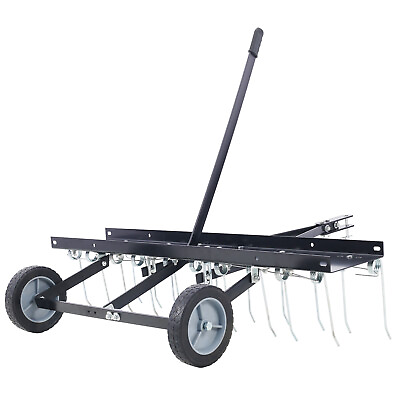 40 Inch Lawn Sweeper Tow Behind Dethatcher Tine Tow Dethatcher Pull Behind Mower $95.00