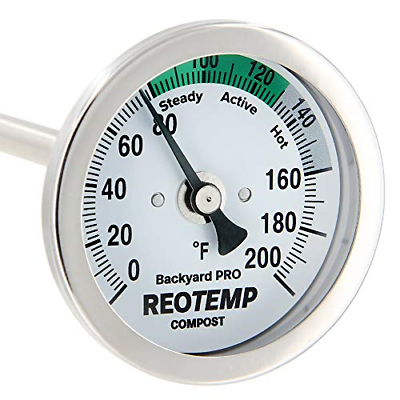 Backyard Pro Compost Thermometer 24 Inch Stem with PDF Composting Guide $63.13