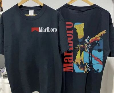 Vintage 1990s Marlboro Man Cowboy T Shirt $18.99