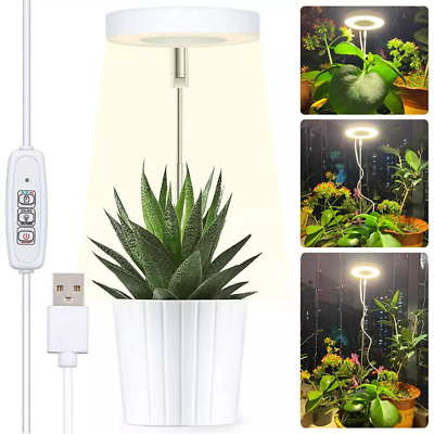 #ad LED Grow Light Plant Growing Lamp Full Spectrum with 3 Timer for Indoor Plants $8.99