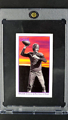 #ad #ad 2011 TRISTAR Obak Purple Mini Football #1 Sammy Baugh HOF True 1 1 One of One $100.29