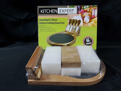 #ad #ad Kitchen Expert Beautiful 6 Piece Cheese Cutting Board Set. In Plastic new $28.00