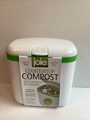 #ad Joie MSC Countertop Easy Open Compost Bin Container 91oz Capacity $17.99