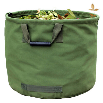 #ad Garden Waste Bag Heavy Duty Sacks Grass Leaves Rubbish Bag w Handles 22*18in $34.77