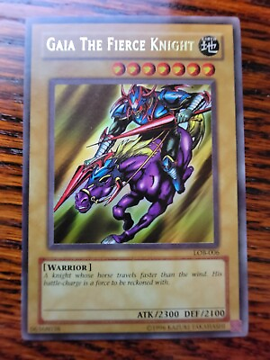 LP Gaia The Fierce Knight LOB 006 Yugioh Card $18.99