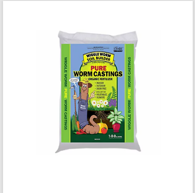 Worm Castings Organic Fertilizer30 PoundSoil Builder Wiggle Worm #WWSB30LB $26.58