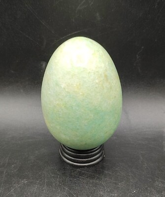 #ad Natural Green Aventurine Stone Hand Carved And Polished Egg Figurine $14.00