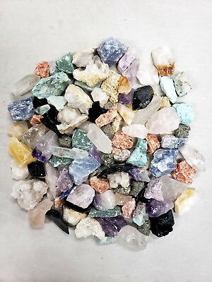 #ad Raw Crystal Small Chips Assorted Crystals Bulk Rough Rocks Collection $17.50