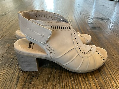 #ad #ad Earth Shoes Steph Moza Sandals Light Pecan Taupe Women#x27;s US Size 8 M Block Heels $28.95