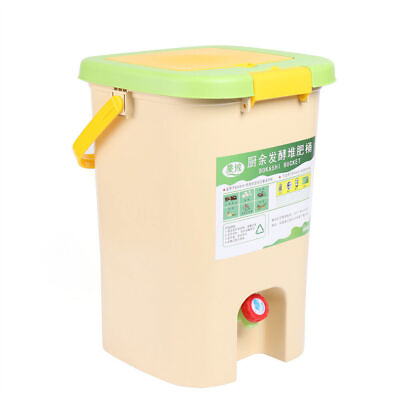 #ad 21L Recycle Composter Aerated Compost Bin Bokashi Bucket Kitchen Food Waste $48.36