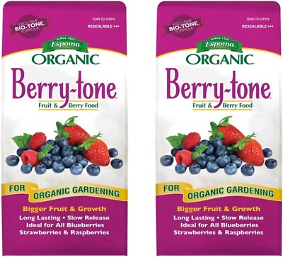 #ad #ad New Espoma Organic Berry tone Natural Organic Fruit Berry Fertilizer 4# 2 pack $27.79