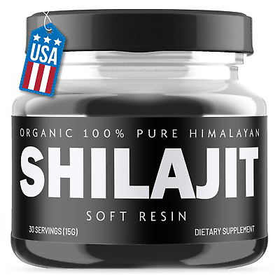 #ad Pure 100% Himalayan Shilajit Soft Resin Organic Extremely Potent Fulvic Acid $26.79