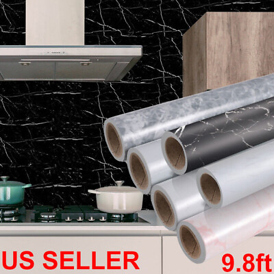 Self Adhesive Marble Wallpaper Peel amp; Stick Contact Paper for Kitchen Countertop $10.45