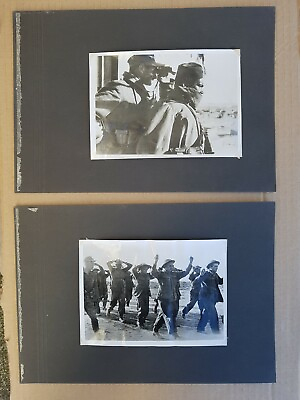 2 Original Fotos Afrika um 1940 Afrikafeldzug Moslem Gefangene Atelier Scherl EUR 36.00