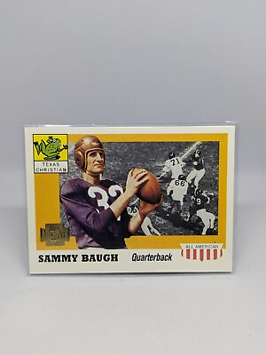 #ad 2001 Topps Archives Sammy Baugh TCU Horned Frogs #20 Reprint 88 of 178 $1.99