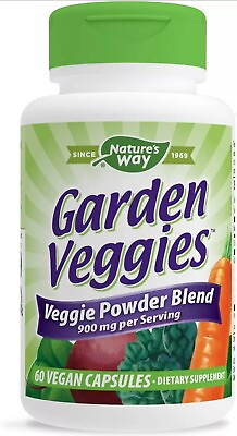 #ad Nature#x27;s Way Garden Veggies Veggie Blend 60 Capsules $13.85