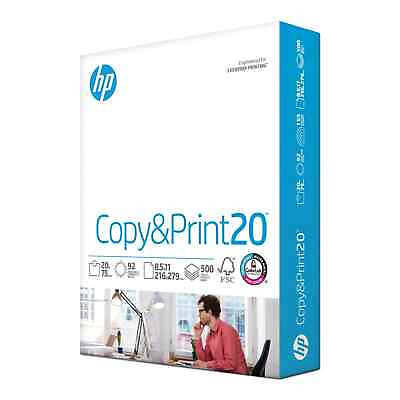 1x HP Printer Paper Copy And Print 20 lb. 8.5quot; x 11quot; 500 Sheets 1 Ream. $7.99