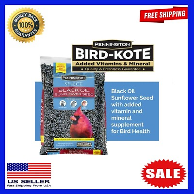 #ad #ad Pennington Select Black Oil Sunflower Seed Dry Wild Bird Feed 10 lb. Bag 1 Pac $14.98