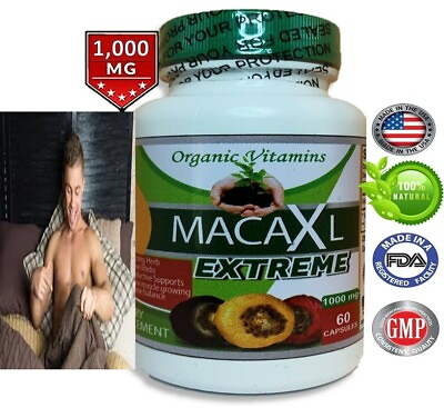 MACA ROOT 1000 MG capsules lepidum mayenil 1000 mg 60 count organic vitamins $11.20