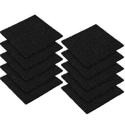 #ad #ad 10 Pack Square Compost Bin Filters Spare Activated Carbon Filter Sheets 5 Inch $14.49