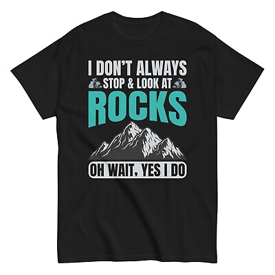 #ad Funny Geologist Geology Rock Hunting T Shirt Lapidary Gift Rock Collector Tee $16.99