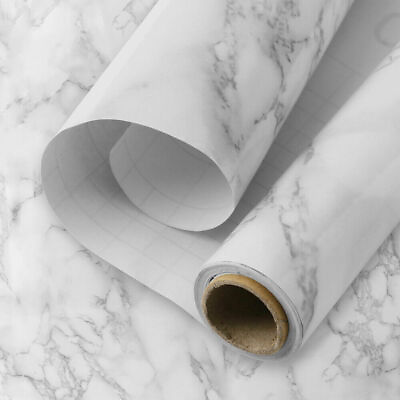 Self Adhesive Peelamp;Stick Wallpaper PVC Marble Contact Paper Kitchen Countertop $12.81
