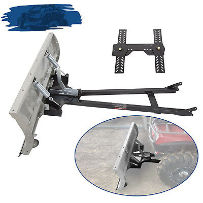 For ATV Snow Plow Adjustable 48quot; Steel Blade Complete Universal Kit Package $316.99