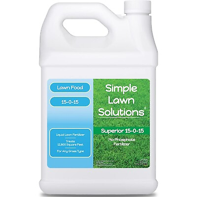 #ad Superior 15 0 15 Liquid Fertilizer Nitrogen amp; Potash Lawn Food Concentrated... $61.60