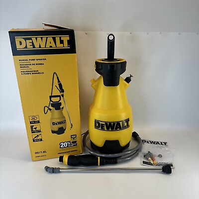 #ad #ad DEWALT Manual Pump Sprayer 2 Gallon DXSP190612 New Item In Distressed OEM Box $42.95