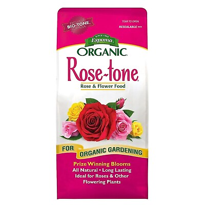 #ad Espoma 18 Lb Organic Rose Tone 4 3 2 Organic Fertilizer for Roses Pack of 1 $36.99