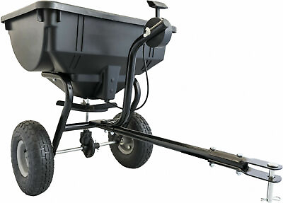 85 Lb Behind Broadcast Spreader Tow Hopper Fertilizer Seed Atv Lawn Tractor Pull $114.99