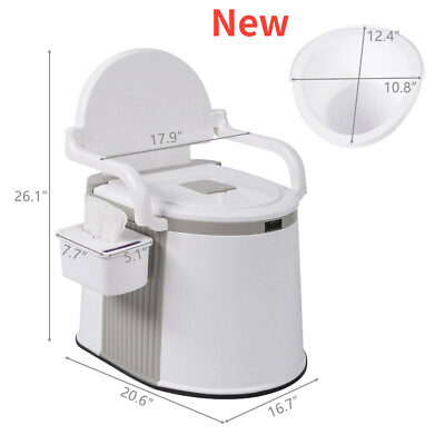 #ad #ad New Style Portable Camping Travel Fishing Toilet Outdoor Toilet Composting Potty $54.00