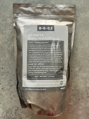 #ad 2 Pound AZOMITE Rock Dust Powder Premium Brand New $12.00