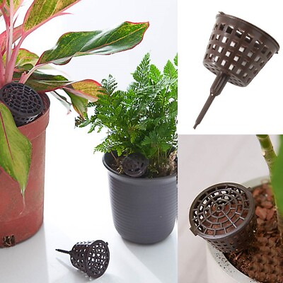 Fertilizer Basket Bonsai Flower Plants Garden Mesh Lid Plastic Cover black SizeM $200.00