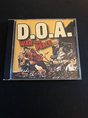 #ad D.O.A. War And Peace CD Punk Rock Canada Joey Shithead Keithley DOA $25.00